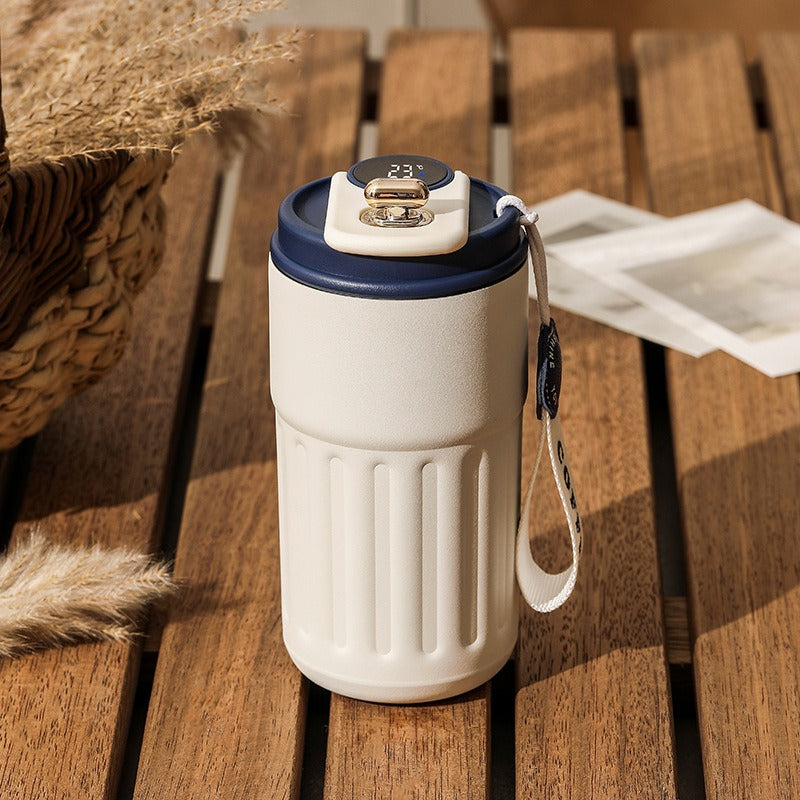 New Portable Stainless steel Thermos Coffee cup with LED temperature display