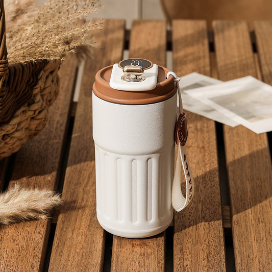 New Portable Stainless steel Thermos Coffee cup with LED temperature display